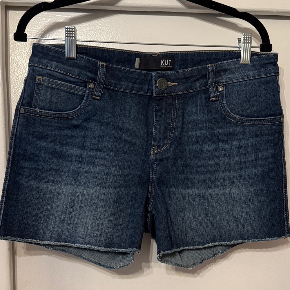 Kut from the Kloth Dark Blue Jean Shorts